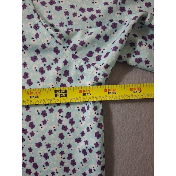 FootJoy Polo Shirt Men's XL Floral Geometric AOP Pattern Golf Holiday PCB - Picture 8 of 8